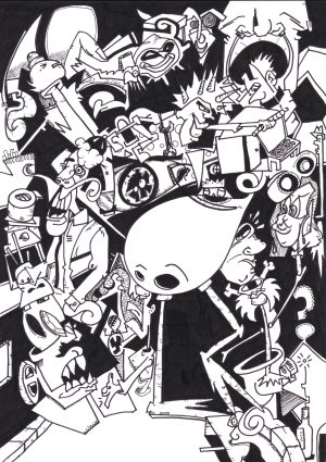 Feutre noir